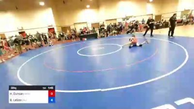 38 kg Rnd Of 64 - Hunter Duncan, Warrior Wrestling Club vs Brayden LeSon, California