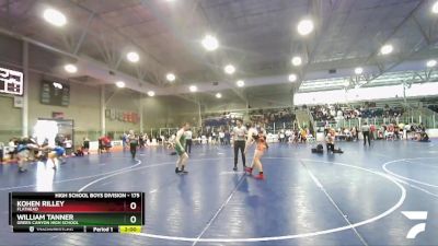 175 lbs Cons. Round 2 - William Tanner, Green Canyon High School vs Kohen Rilley, Flathead