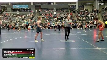 160 lbs Cons. Semi - Gavin Mitchell, Bobcat Wrestling Club vs Michael Valencia Jr., Nebraska Boyz