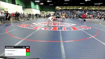 132 lbs Round Of 64 - Derek Winseman, TN vs Patrick OKeefe, NJ