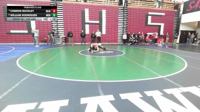 132 lbs Round Of 16 - Connor Buckley, Salem vs William Rodrigues, Middleborough