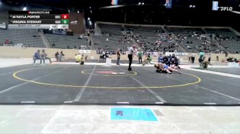 235 lbs Cons. Round 2 - Virginia Stewart, Caldwell County vs Ja`Kayla Porter, Butler