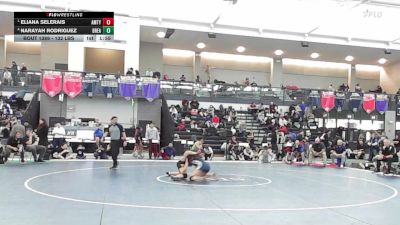 132 lbs Semifinal - Eliana Selerais, Amity vs Narayah Rodriguez, Bristol Eastern