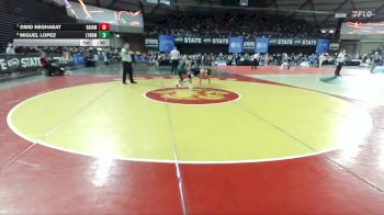 Boys 2A 144 lbs Cons. Round 4 - Miguel Lopez, Lynden vs Omid Neghabat, Bainbridge