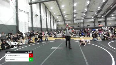 69 lbs 3rd Place - Angel Hernandez, Independent vs Mason Crouter, Outlaw WC