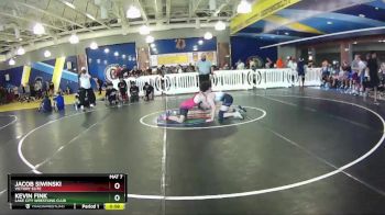 132 lbs Cons. Round 2 - Jacob Siwinski, Victory Elite vs Kevin Fink, Lake City Wrestling Club