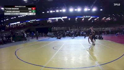 150 lbs Champ. Round 1 - Jaxon Arfaras, Lake Gibson vs K`von Engram, West-Oak