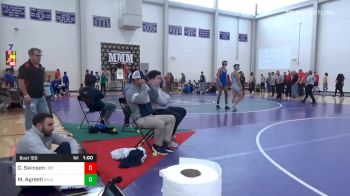 160 lbs 3rd Place - Caleb Swinson, Liberty HS vs Max Agresti, Salesianum