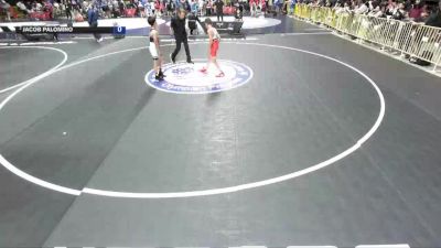 86 lbs Champ. Round 2 - Liam Maya, Madera Wrestling Club vs Jacob Palomino
