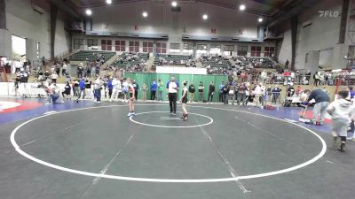 80 lbs Quarterfinal - Maisyn Lott, Bison Takedown Wrestling Club vs Cohen Wagoner, Morris Fitness Wrestling Club