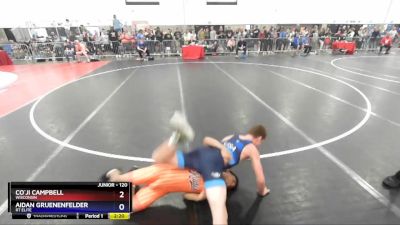 120 lbs Round 4 - Co`ji Campbell, Wisconsin vs Aidan Gruenenfelder, RT Elite