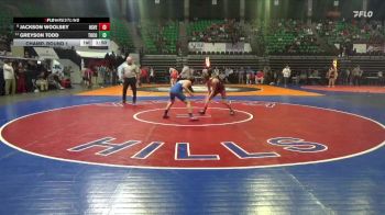 7A 106 lbs Champ. Round 1 - Greyson Todd, Tuscaloosa County vs Jackson Woolsey, Huntsville