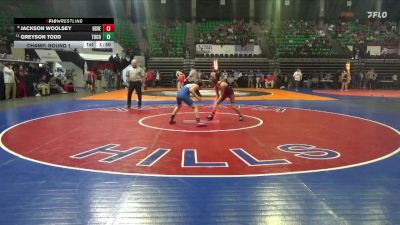 7A 106 lbs Champ. Round 1 - Greyson Todd, Tuscaloosa County vs Jackson Woolsey, Huntsville