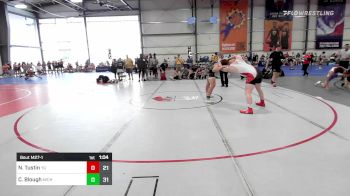 285 lbs Rr Rnd 1 - Noah Tustin, Young Guns Blue vs Carter Blough, Michigan Grapplers