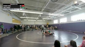 91 lbs Quarterfinal - Eric Kinney, Lander Middle School vs Kaden Cook, Powell Middle School