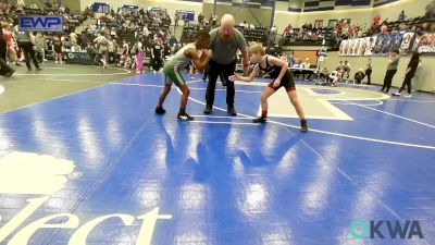 70 lbs Consi Of 4 - Graham Baez, Rough Riders vs Jameson Thomas, Norman North