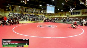 106 lbs Cons. Round 4 - Elijah Dew, El Cajon Valley vs Marcello Calavitta, Esperanza