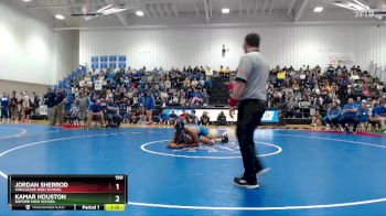 190 lbs Semifinal - Kamar Houston, Oxford High School vs Jordan Sherrod, Vancleave High School