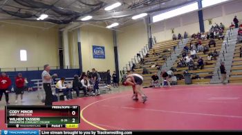 157 lbs Cons. Round 2 - Cody Minor, Saint Cloud State vs Wilhem Yasseri, Ridgewater Community College