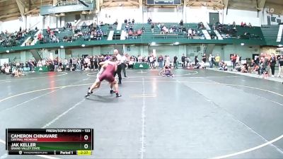 133 lbs Cons. Round 5 - Jak Keller, Grand Valley State vs Cameron Chinavare, Central Michigan