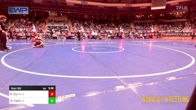 73 lbs Semifinal - Koa Cu, Monster Garage vs Quintin Faull, RedWave Wrestling