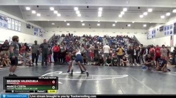 108 lbs 1st Place Match - Marco Costa, Yucaipa Thunder Wrestling Club vs Brandon Valenzuela, Pounders WC