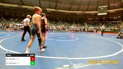 84 lbs Consi Of 32 #2 - Matthew Mueller, Palmer Divide Wrestling Club vs Brayden Johnson, Pikes Peak Warriors