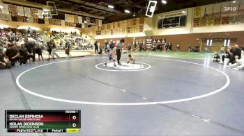 53 lbs Round 1 - Declan Espinosa, Rough House Wrestling vs Nolan Dickinson, Swarm Wrestling Club