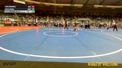 76 lbs Round Of 16 - Tate Russell, ReZults Wrestling vs Luca Pavia, Monster Garage