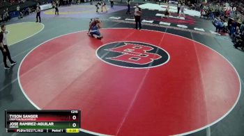 5th Place Match - Tyson Sanger, Crofton/Bloomfield vs Jose Ramirez-Aguilar, Gibbon