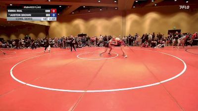 130 lbs Cons. Semis - Emma Rial, Connecticut vs Auston Brown, Ohio