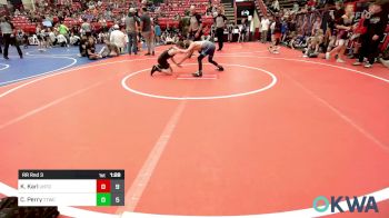 64 lbs Rr Rnd 3 - Kasen Karl, Untouchables 14U vs Colton Perry, Team Tulsa Wrestling Club