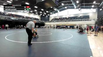 133 lbs Cons. Round 2 - Dylan Garcia, Victor Valley College vs Arturo Alfaro, Moorpark College