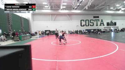 150 lbs Cons. Round 2 - David Vasquez, Santa Monica vs Trevor Arruda-Gonzalez, Moorpark