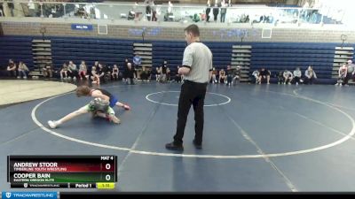 105/110 Quarterfinal - Cooper Bain, Eastern Oregon Elite vs Andrew Stoor, Timberline Youth Wrestling