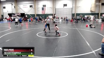 49 lbs Quarterfinal - Reed Meese, Hawks WC Lincoln vs Meyham Fitzgerald, Sherman Challengers