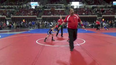 53 lbs 2nd Place Match - Beckett Hofstad, Conrad Wrestling Club vs Grady Tweet, Fairfield Wrestling Club