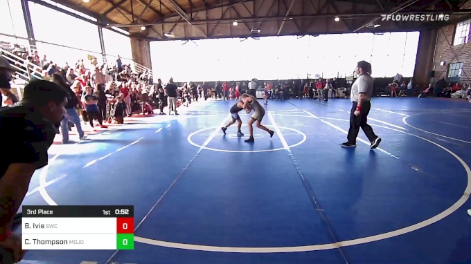 100 lbs 3rd Place - Blaike Ivie, Salina Wrestling Club vs Charlie ...