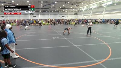 70 lbs Champ. Round 1 - Gus Korniak, Region Wrestling Academy vs Maverick Womack, Roundtree Wrestling