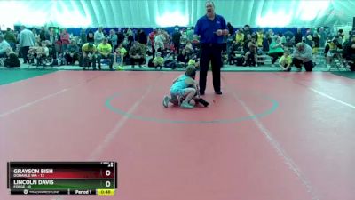 48 lbs Round 6 (8 Team) - Grayson Bish, Donahue WA vs Lincoln Davis, FORGE