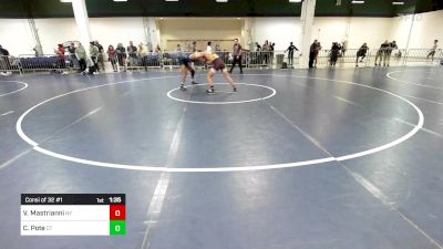 126 lbs Consi Of 32 #1 - Vincent Mastrianni, NY vs Cristian Pote, CT