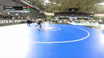 Boys 4A 113 lbs Cons. Semi - Ian Garza, Moses Lake vs Rocky Little, Gonzaga Prep
