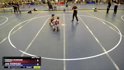 100 lbs Round 5 - Thomas McKenzie, Minnesota vs Jake Rodriguez, Jack Pine Savage Wrestling