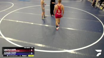 165 lbs Round 2 - Lincoln Marr, Forest Lake Wrestling Club vs Hudson Marti, Peak Wrestling Club
