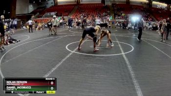 100 lbs Round 5 (6 Team) - Nolan Deshon, Neighborhood vs Daniel Jacobucci, Lake WC