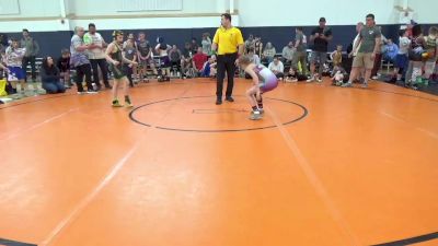 80 lbs Semifinal - Elizabeth Fetty, EP Rattlers vs Ayden Hudson, Ragin Raisins