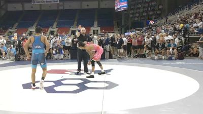 120 lbs Quarters - Loc Webber, Ohio vs Aiden Garcia, California