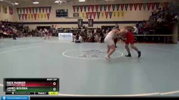182 lbs 5th Place Match - Nick Marker, Iowa City, City High vs James Bouska, Linn-Mar