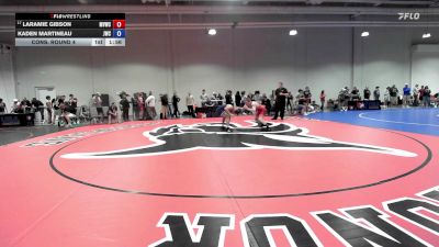 71 lbs Cons. Round 4 - Laramie Gibson, Mid Valley Wrestling Club vs Kaden Martineau, Juab Wrestling Club