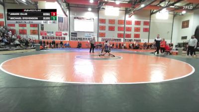 215 lbs Semifinal - Michael Stevenson, Collinsville vs Amarii Ollie, Normal (Community)